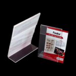 Foska - L-Shape Transparent Acrylic Sign Holder A6:15x10cm