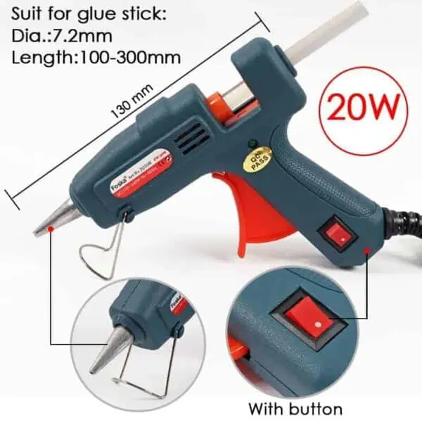 Foska - Small Glue Gun - JQ20H - 20w