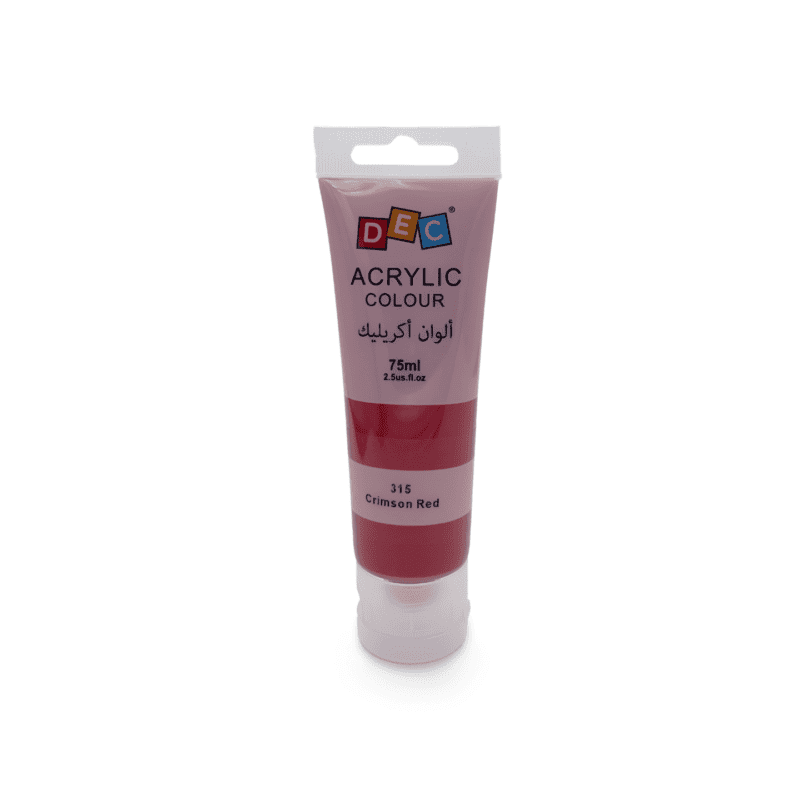 Artists acrylic paint 75 ml dec
