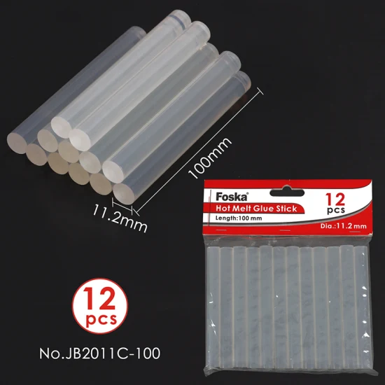 Foska - Hot Melt Glue Stic 11.2x100mm,Transparent 100g