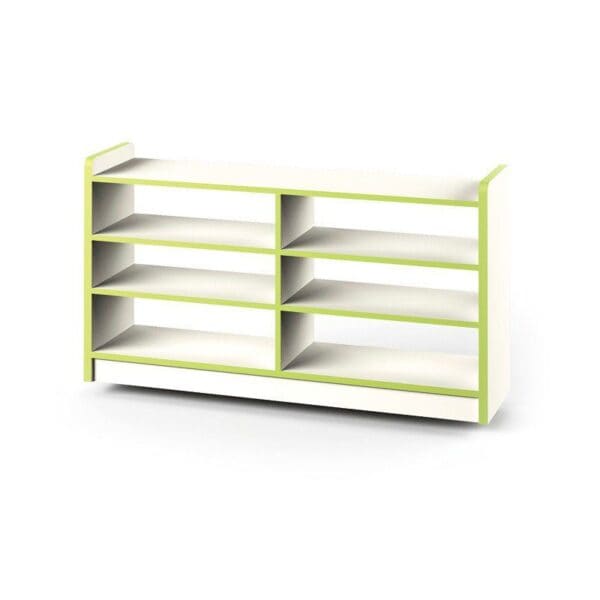 Wood Storage Shelves for articles 6 Compartments