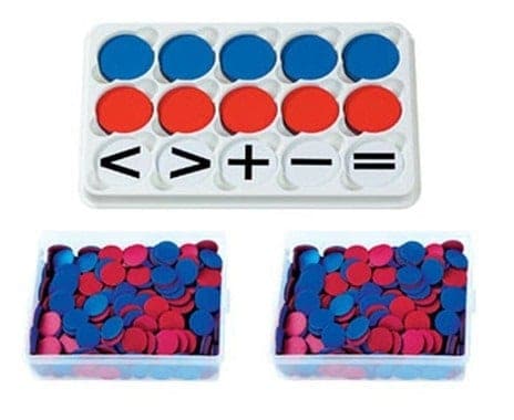Large class set with reversible tiles