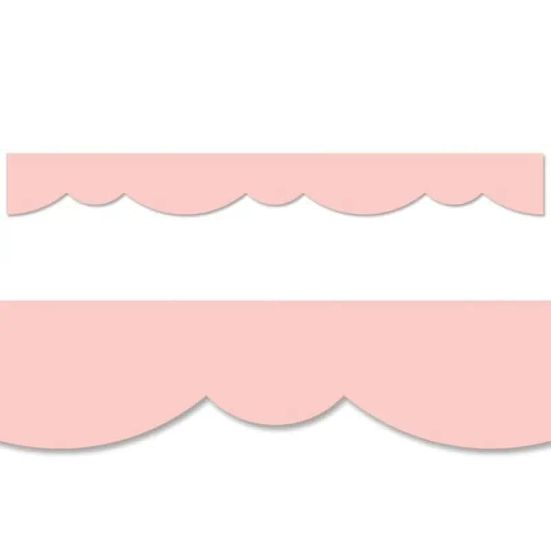 Blush stylish scallops border (ez border)