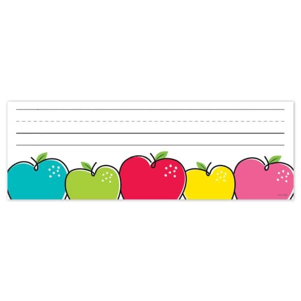 Doodle apples (core decor) name plate
