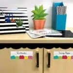 Doodle apples (core decor) name plate