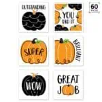 Doodle pumpkin rewards (core decor) stickers