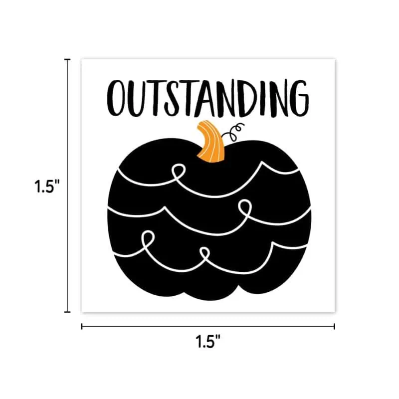 Doodle pumpkin rewards (core decor) stickers