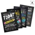Colorful inspiration inspire u 4-poster pack (chalk it up!)