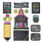 School time fun (chalk it up!) bulletin board