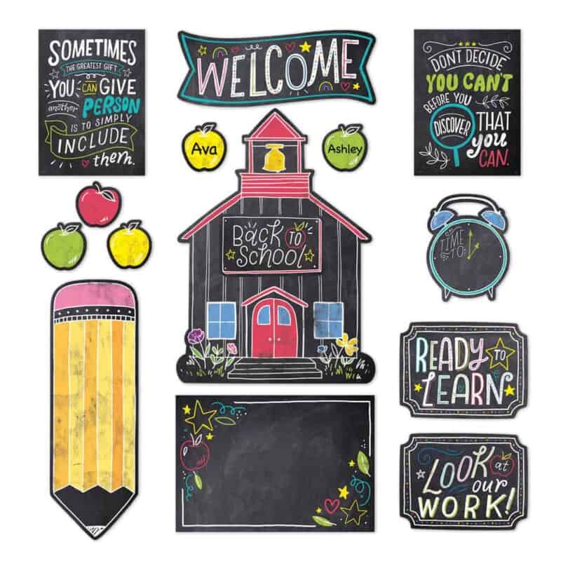 School time fun (chalk it up! ) bulletin board