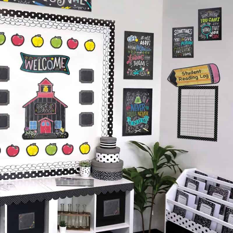 School time fun (chalk it up! ) bulletin board