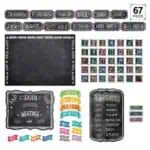 Chalk it up! calendar set (chalk it up!) bulletin board