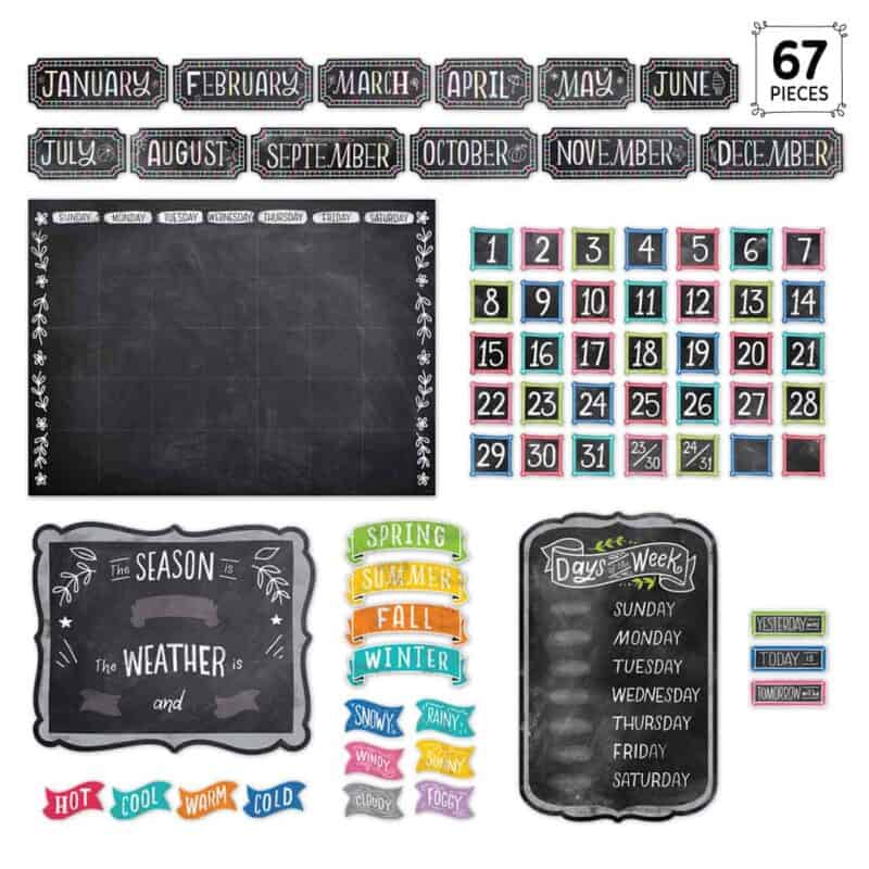 Chalk it up! Calendar set (chalk it up! ) bulletin board