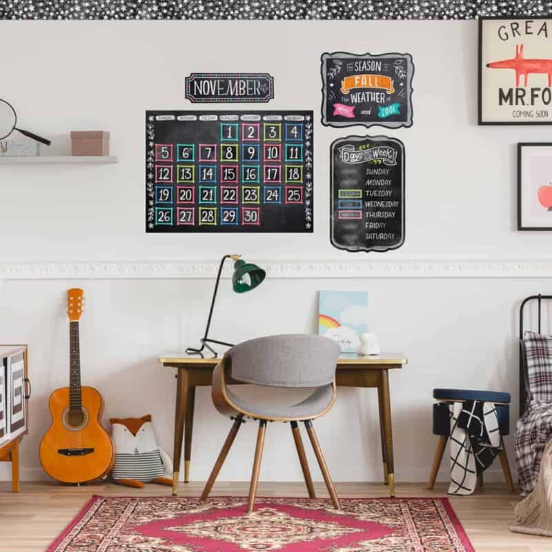 Chalk it up! Calendar set (chalk it up! ) bulletin board