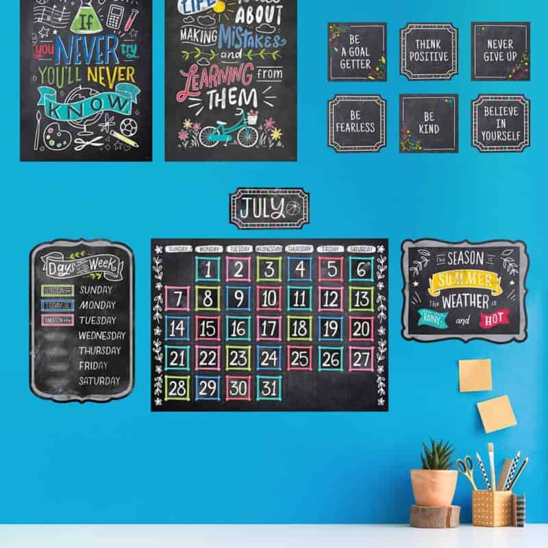 Chalk it up! Calendar set (chalk it up! ) bulletin board