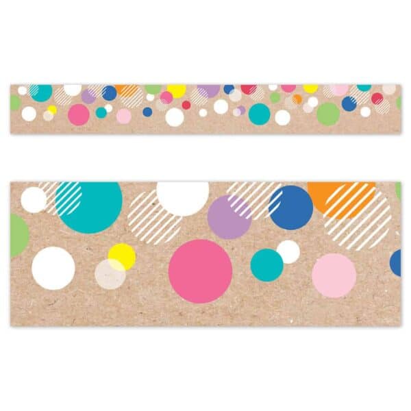 Colorful kraft bubbles (krafty pop, ez border)