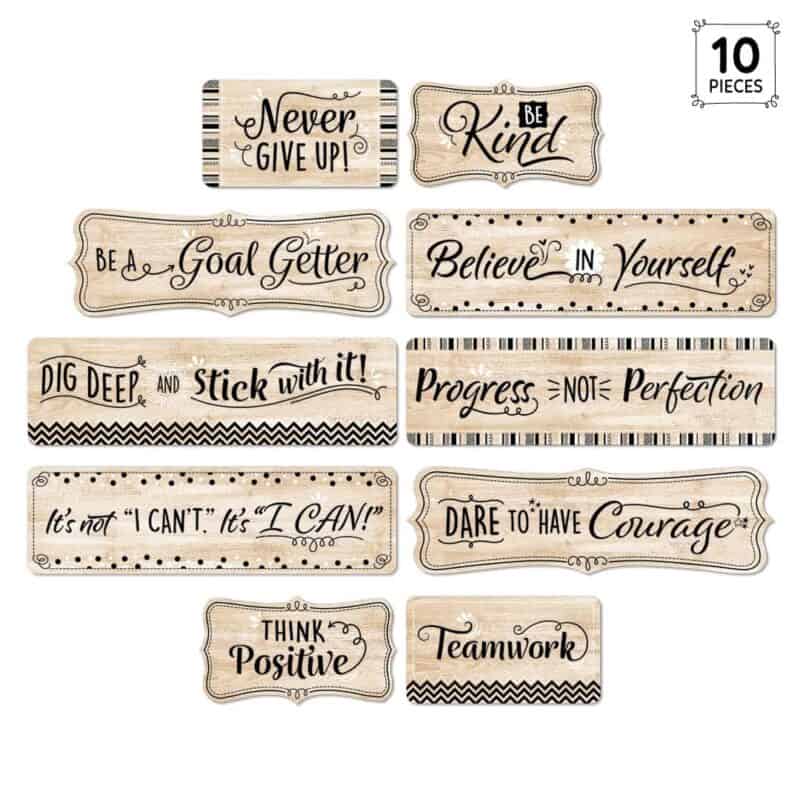 Mindset matters headlines (core decor) mini bulletin board