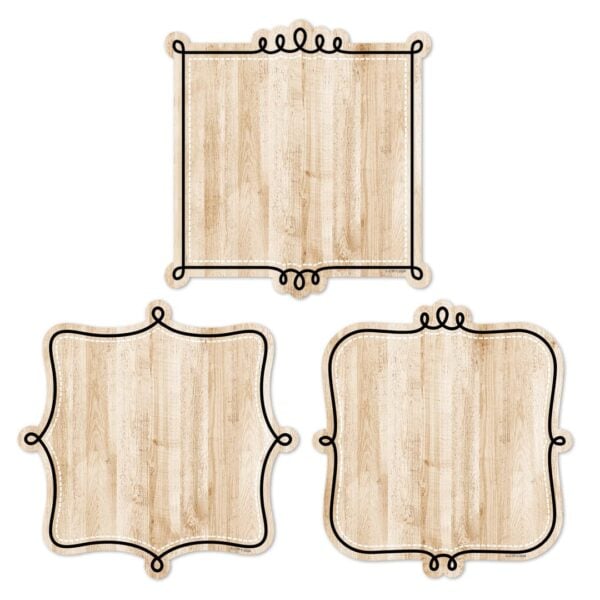 Loop-de-loop on wood (core decor) 6 inch designer cut outs