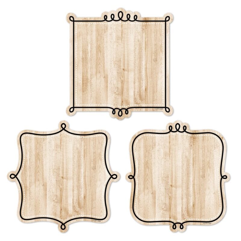 Loop-de-loop on wood (core decor) 6 inch designer cut outs