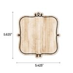 Loop-de-loop on wood (core decor) 6 inch designer cut outs