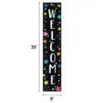 Welcome (star bright) banner