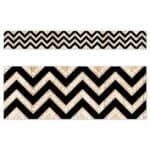 Black and wood chevron (cd) ez border