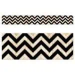 Black and wood chevron (cd) ez border