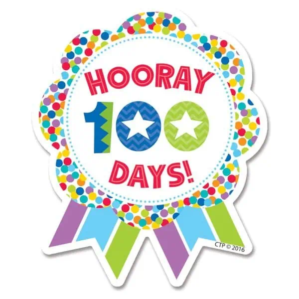 Hooray 100 days! ribbon rewards