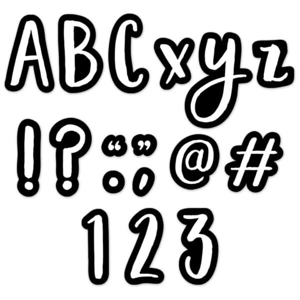 Classroom cafe 4" designer letters