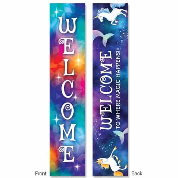 Mystical magical welcome banners