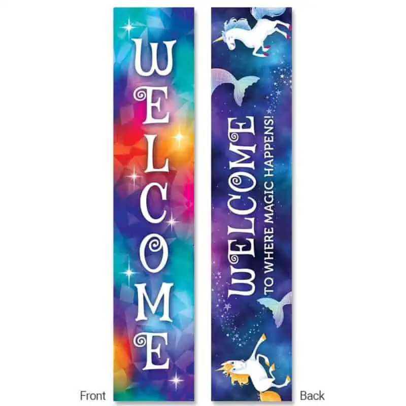 Mystical magical welcome banners