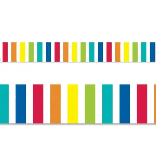 Rainbow Bold Stripes Border (Core Decor, EZ Border)