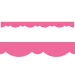 Pink Stylish Scallops Border (Core Decor, EZ Border)