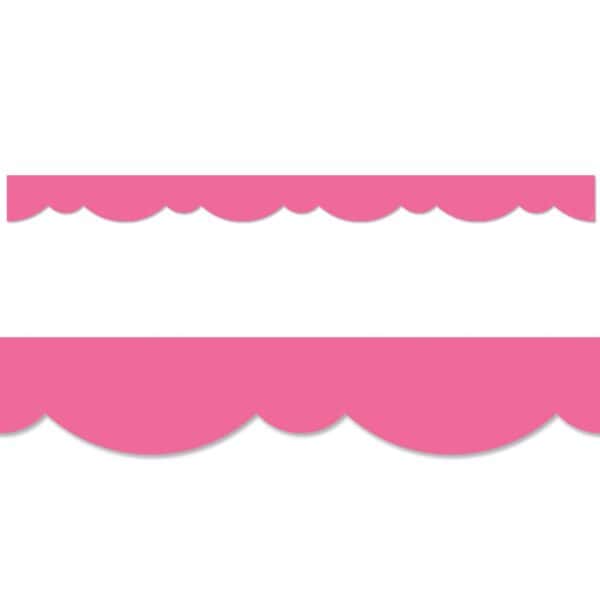Pink Stylish Scallops Border (Core Decor, EZ Border)