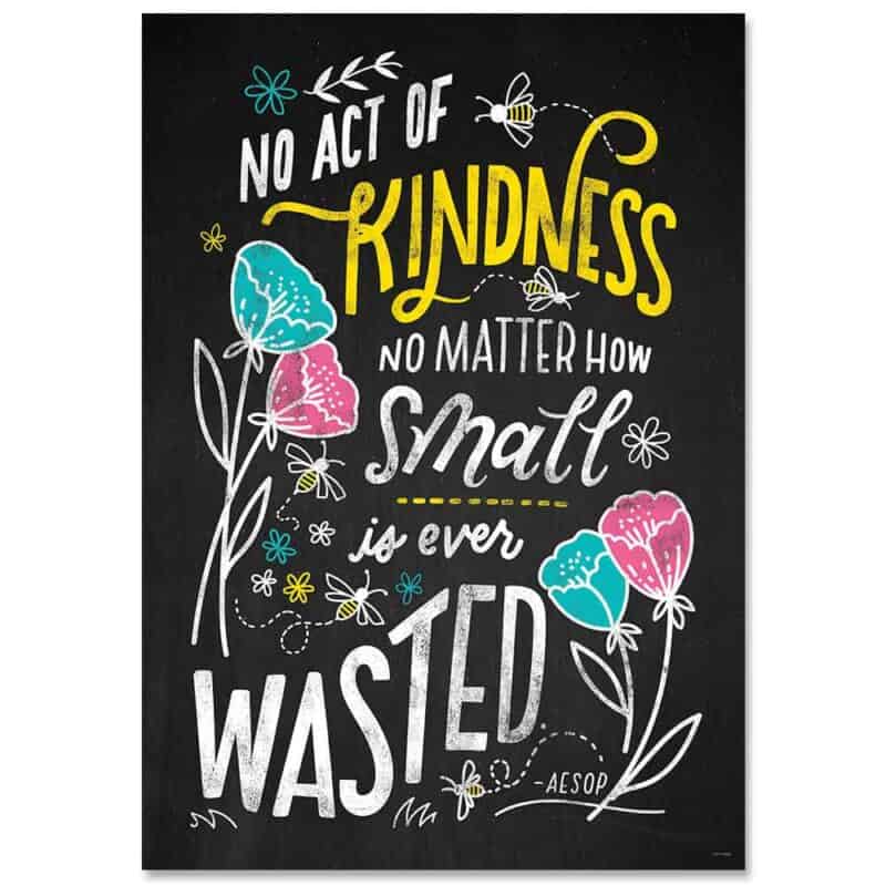 Inspire u poster: kindness (chalk it up! )