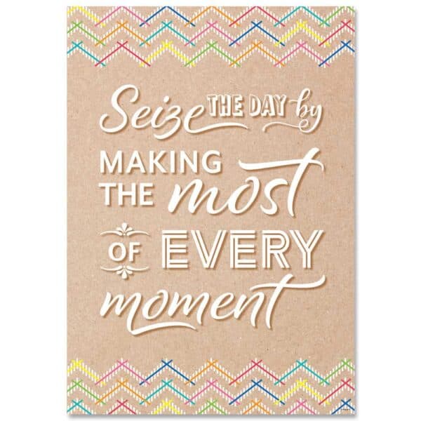 Inspire U Poster: Seize the Day By... (Krafty Pop)