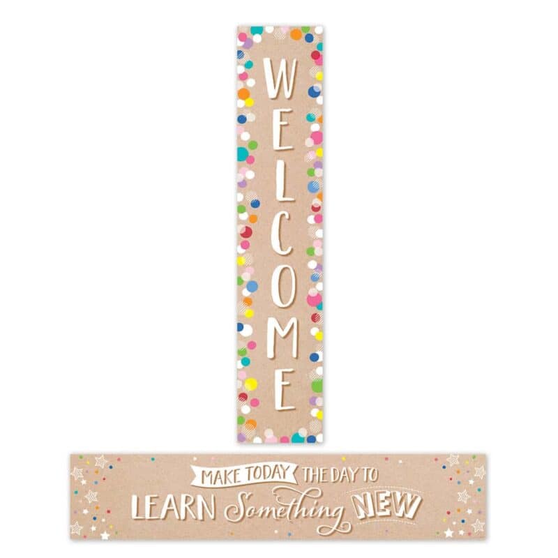 Welcome banner (krafty pop)