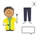 Jumbo Jessie Stick Kid Banner (Stick Kids)