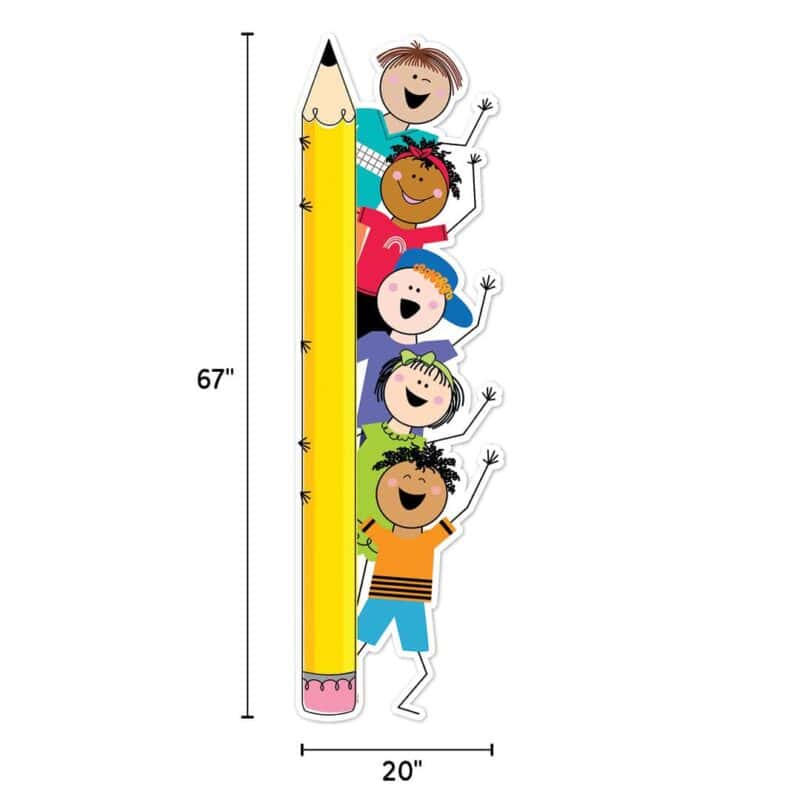 Stick kid friends banner (stick kids)