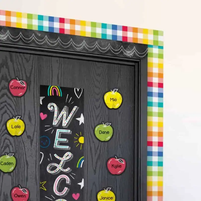 Rainbow Buffalo Check Border (Core Decor, EZ Border)