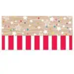 Colorful Kraft Stars on Strings Border (Krafty Pop, EZ Border)