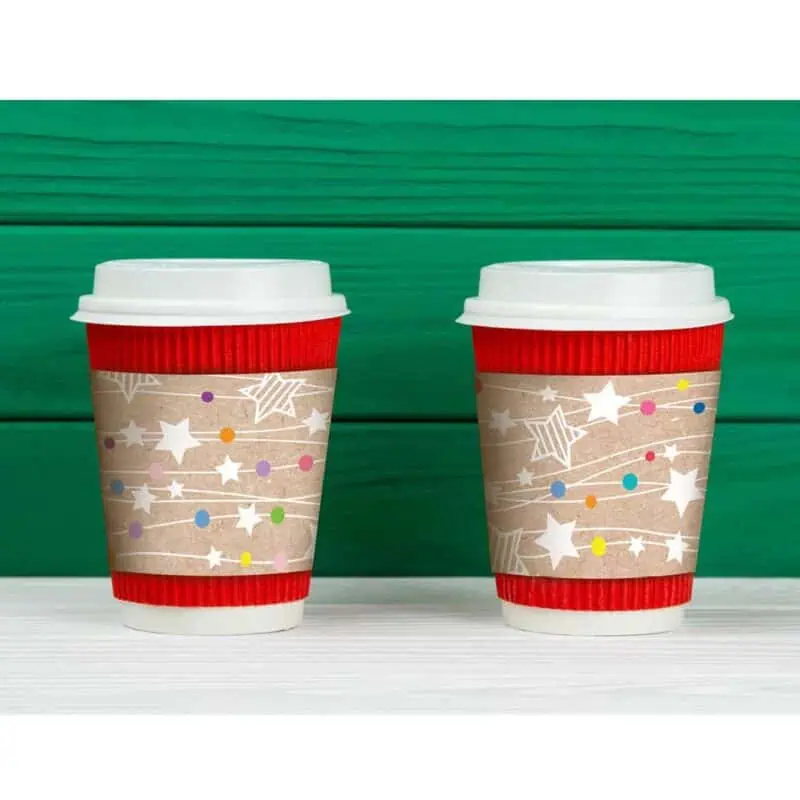 Colorful Kraft Stars on Strings Border (Krafty Pop, EZ Border)