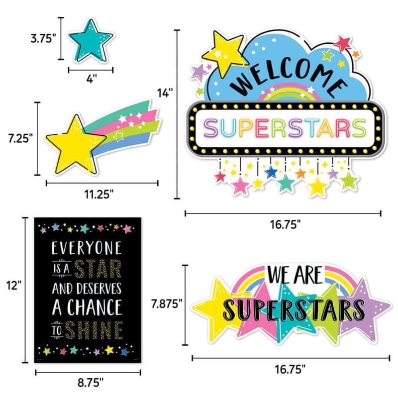 Shine bright bulletin board (star bright)