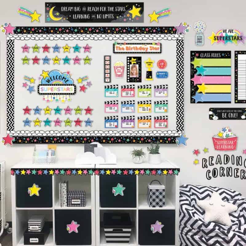 Shine bright bulletin board (star bright)