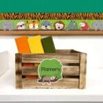 Jungle Friends Designer Cut-Outs (6") (Jungle Friends)