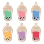 Boba Cups Designer Cut-Outs (6") (Krafty Pop)