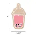 Boba Cups Designer Cut-Outs (6") (Krafty Pop)