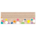 Colorful Kraft Bubbles Name Plates (Krafty Pop)