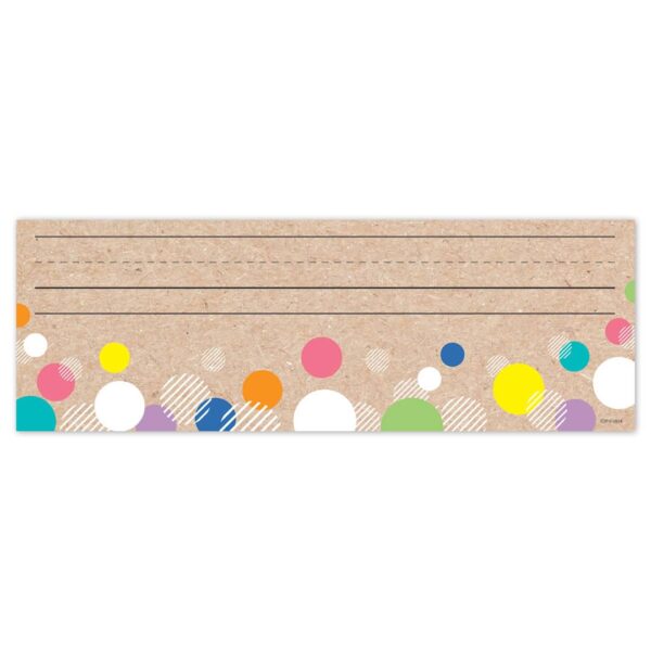 Colorful Kraft Bubbles Name Plates (Krafty Pop)