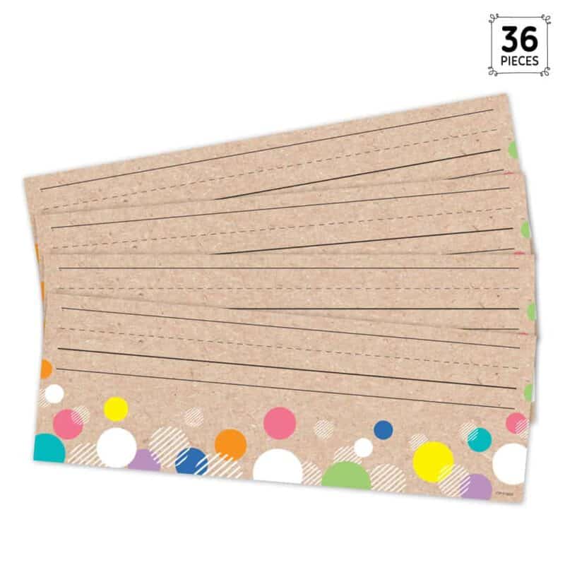 Colorful kraft bubbles name plates (krafty pop)